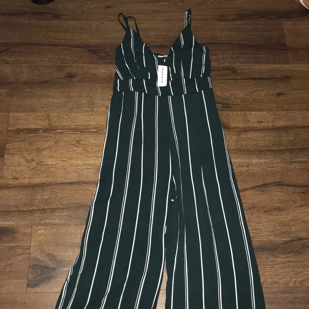 Green & white Jumpsuit (Sold!)